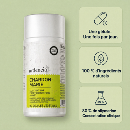 Flacon Ardencia Détox Foie & Côlon — vue principale